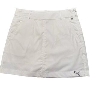 Puma Golf Skort White‎ Athletic Activewear Skirt Womens Ladies Sporty
